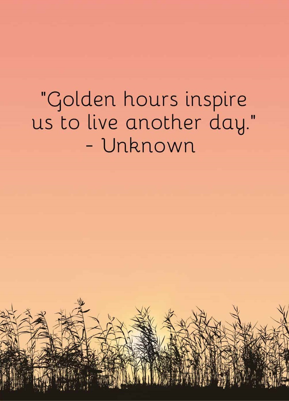 Short Golden Hour Quotes