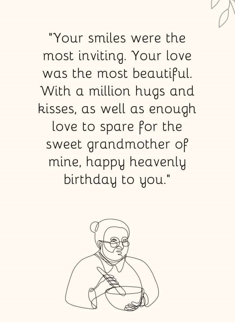 I Miss You Birthday Wishes For My Grandma in Heaven