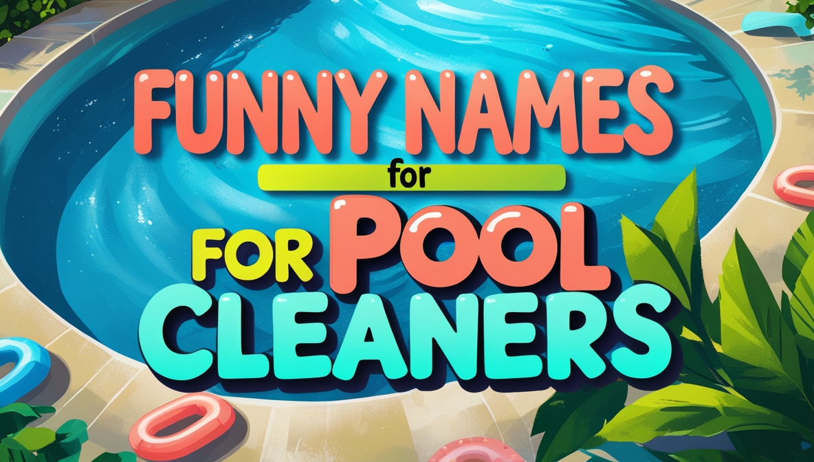 Top 20 Funny Names for Pool Cleaners With Meanings