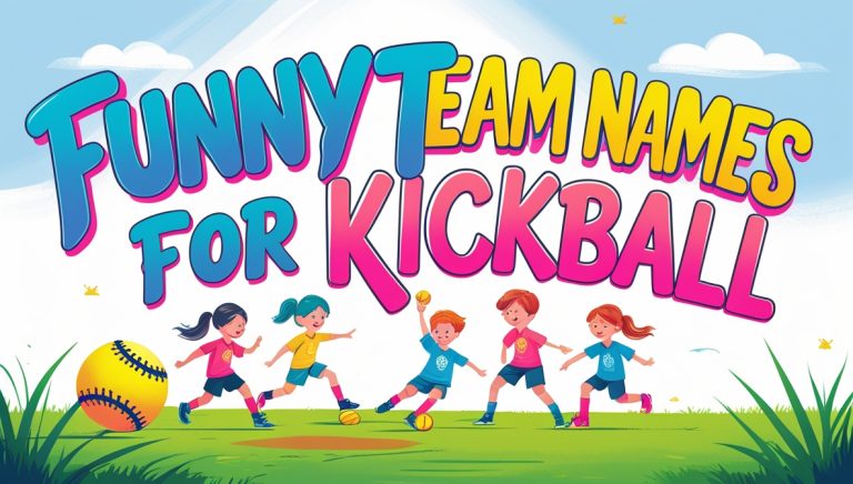 100+ Funny Team Names For Kickball With Meanings