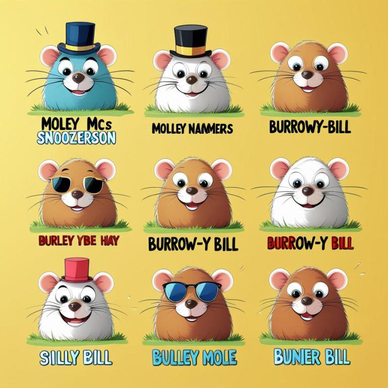 100+ Funny & Creative Names For Moles in 2025