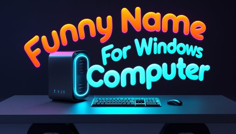 100+ Popular Funny Name For Windows Computer