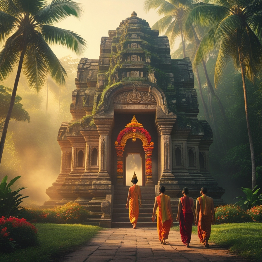 Visiting Temple Captions For Instagram
