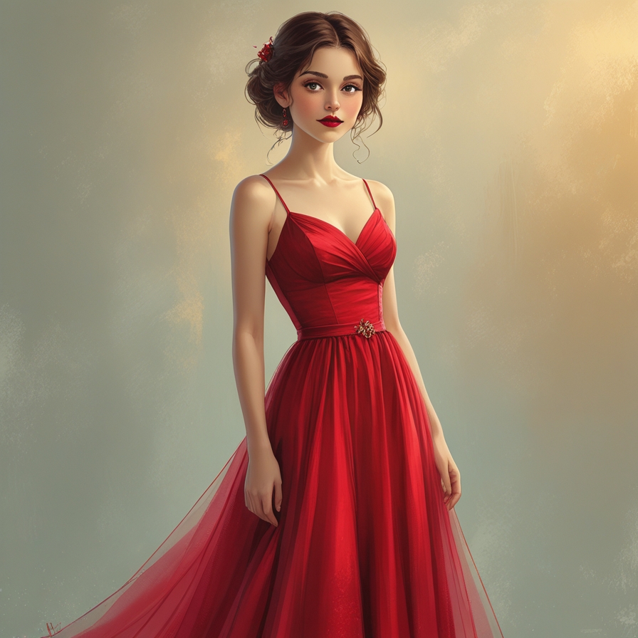 Aesthetic Red Dress Captions For Instagram