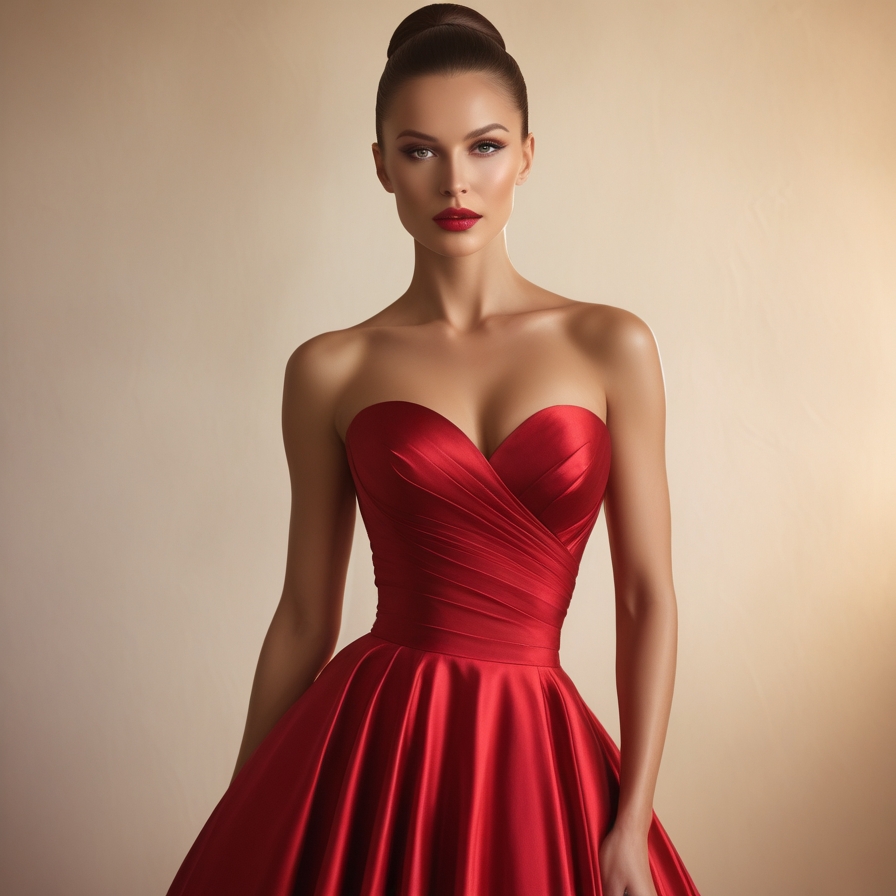 Red Dress Captions For Instagram Post