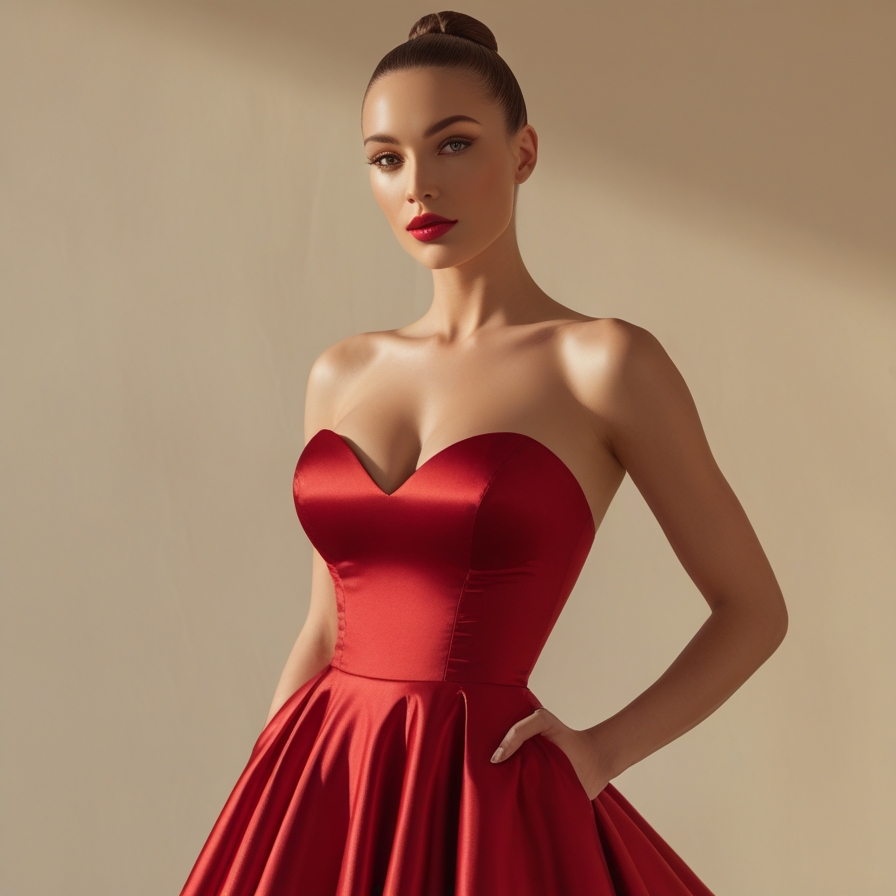 Captions For New Red Dress Picture