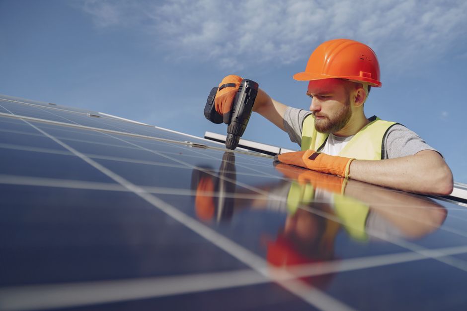 solar panel installation